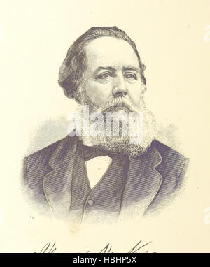 Diese Seite stellt die Geschichte der Countys Bergen und Passaic in New Jersey vor, einschließlich früherer Siedlungen, prominenter Pioniere, städtischer und ländlicher Entwicklung, Bevölkerung und lokaler Kultur mit Illustrationen. Stockfoto