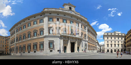 Piazza di Montecitorio Rom Stockfoto