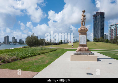 ANZAC Park, Marine Parade, Southport, City of Gold Coast, Queensland, Australien Stockfoto