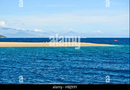 Strand Zlatni Rat. Ansicht vom Meer. Bol, Kroatien Stockfoto