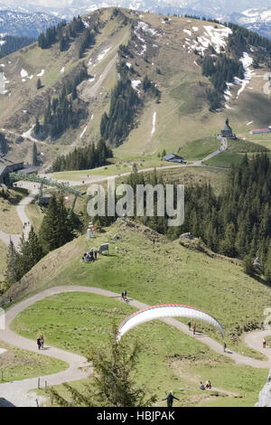 Berge bin Tegernsee Stockfoto