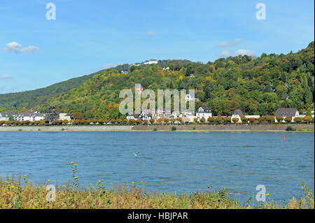 Unkel am Fluss rhein Stockfoto