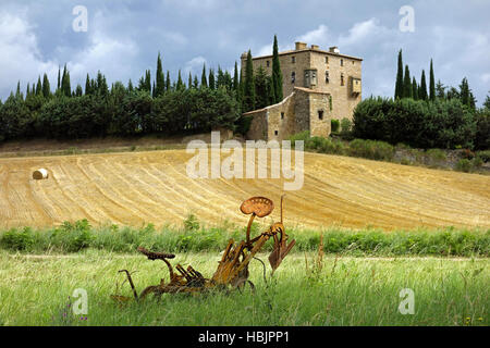 Château d'Arques in Südfrankreich Stockfoto