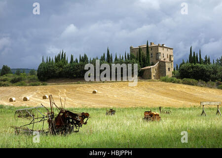 Château d'Arques in Südfrankreich Stockfoto