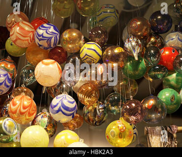 Murano Glaskugeln Stockfoto