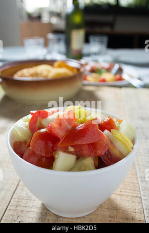 Frische farbenfrohe Reisgericht Stockfoto