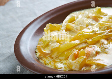 Chili-Käse-Eintopf Stockfoto