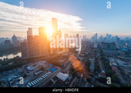 Tianjin Stadtbild am Morgen