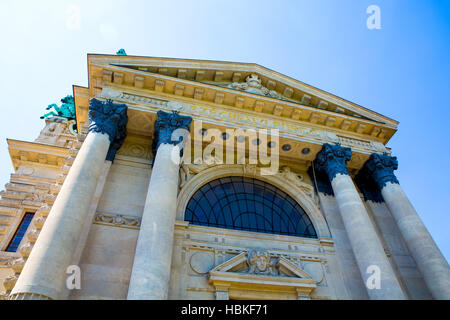 Szechenyi Furdo in Budapest Stockfoto