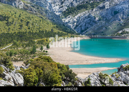 Fantastische Aussicht auf den Embalse de Cuber Stockfoto