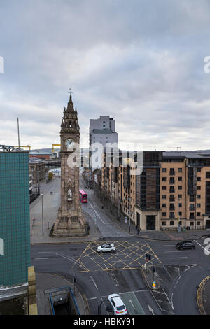 Albert Memorial Clock Tower, Belfast, Nordirland Stockfoto