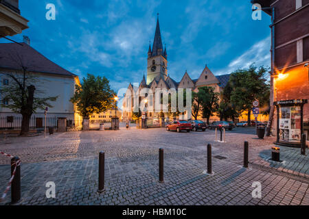 Gotische Kirche in Hermannstadt Stockfoto