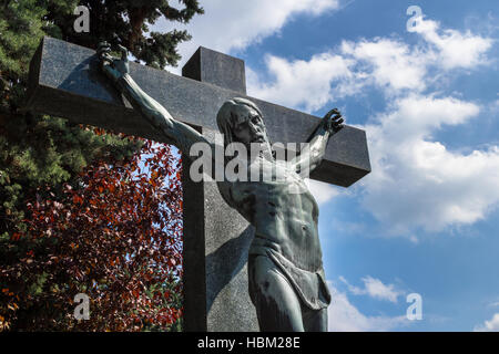 Jesus Christus am Kreuz Stockfoto