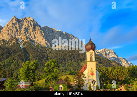 Zugspitze Gipfel Deutschlands Stockfoto