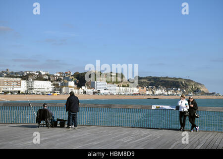 Pier von Hastings, East Sussex UK Oktober 2016 Stockfoto