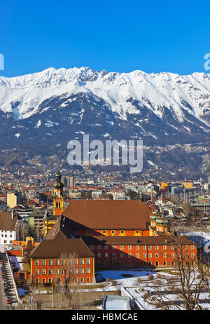 Altstadt in Innsbruck Österreich Stockfoto