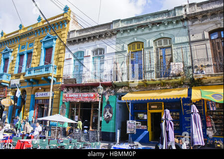 Argentinien, Buenos Aires, La Boca, caminito Stockfoto