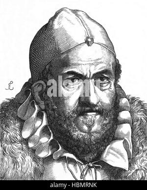 SIGMUND FEYERABEND (1528-1590), deutscher Buchhändler und Verleger Stockfoto