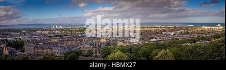 Panorama von Edinburgh Stockfoto