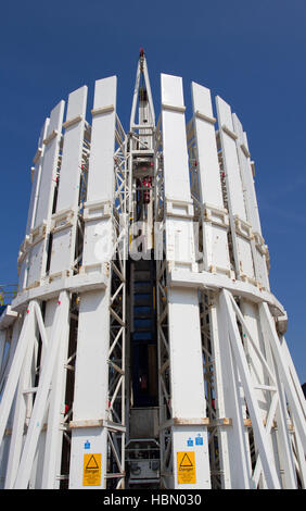 PR Marriot mobile Rig 50, eine Drillmec HH-220, gekauft für cuadrilla Ressourcen Schiefergestein Gas in Grange Hill, Poulton le Fylde, Blackpool, England, Großbritannien Stockfoto