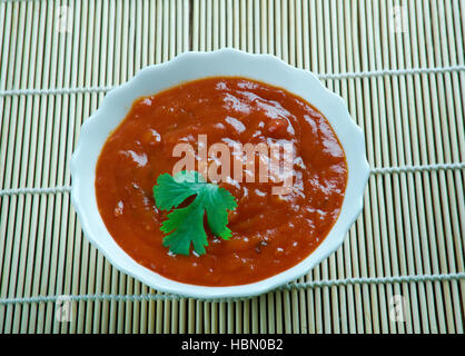 Kuwaitische Tomatensauce Stockfoto