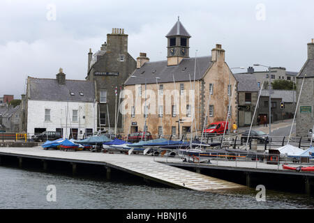 Hafen von Lerwick, Shetland, Schottland Stockfoto