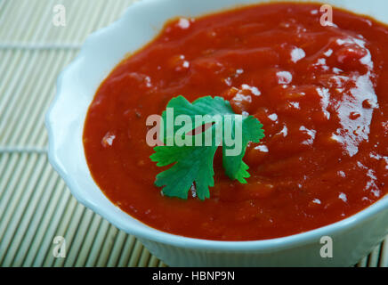 Kuwaitische Tomatensauce Stockfoto