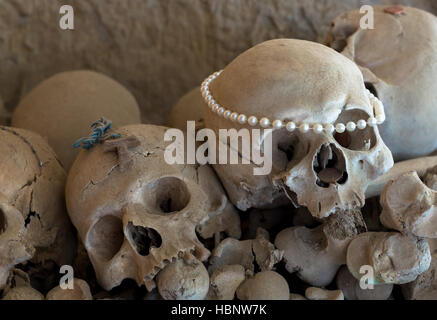 Fontanelle-Friedhof in Neapel, Italien Stockfoto