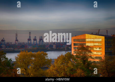 Hamburger Hafen Stockfoto