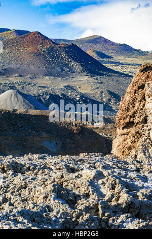 Foto von der vulkanischen Landschaft in Fuencaliente auf La Palma, Kanaren. Stockfoto