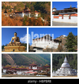 Impressionen von Bhutan Stockfoto