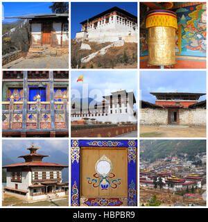 Impressionen von Bhutan Stockfoto