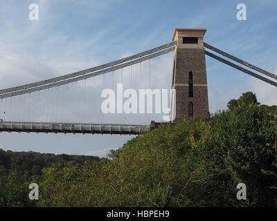 Clifton Suspension Bridge in Bristol Stockfoto