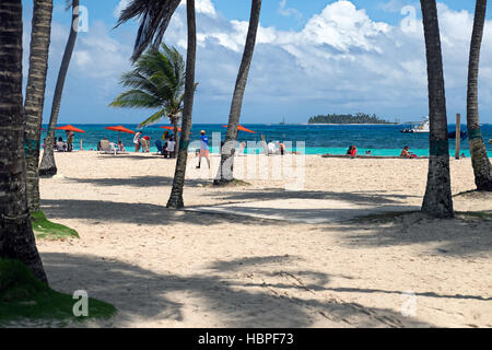 Die Schönheit der tropischen Insel San Andrés, Kolumbien Stockfoto