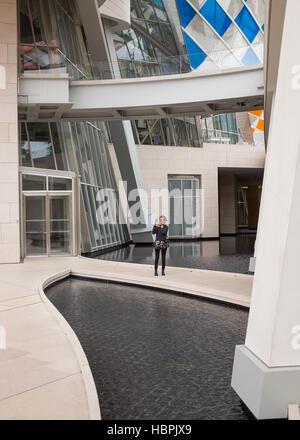 Fondation Louis Vuitton Museum, Paris, Bois De Boulogne, Frankreich Stockfoto