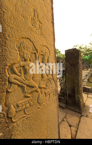Details der Tempel Angkor Wat, Kambodscha. UNESCO Website Kambodscha Stockfoto