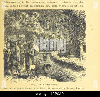 Gróf Széchenyi Béla Keleti Utazása Indien, Japan, China, Tibet und Birma Országokban. (1878-80)... Magyar caelestis. 200... Képpel, etc. Bild entnommen Seite 969 von "Gróf Széchenyi Béla Keleti Stockfoto