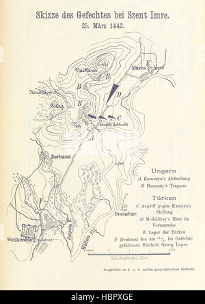 Sterben Sie Kämpfe Ungarns Mit Den Osmanen Bis Zur Schlacht Bei Mohács 1526... Mit 12 Karten Und Plänen Bild entnommen Seite 275 von "sterben Kämpfe Ungarns Mit Stockfoto