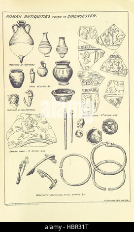 Geschichte von Cirencester und der römischen Stadt Britanniens... Illustriert Bild entnommen Seite 283 der "Geschichte von Cirencester und Stockfoto