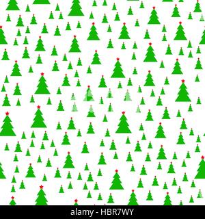 Weihnachtsbaum Vektor Musterdesign. Neue Jahr geometrische ornament Stock Vektor