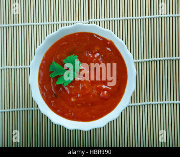 Kuwaitische Tomatensauce Stockfoto