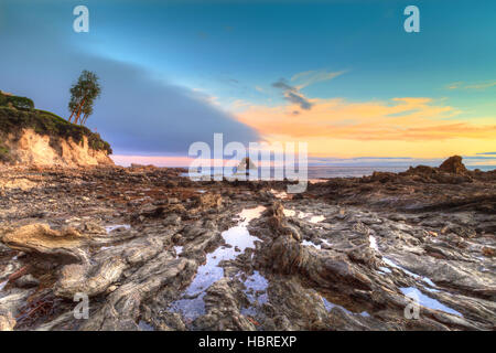 Kleine Corona Beach in Corona Del Mar Stockfoto