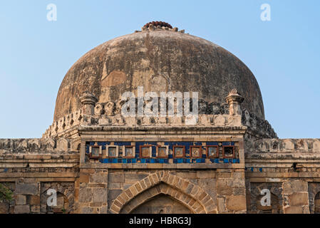 Shisha Gumbad Grab, Lodhi (Lodi) Gärten, Neu-Delhi, Indien Stockfoto