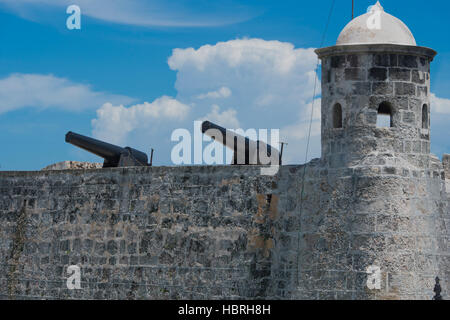 Havanna Stadt El Morro Festung in Kuba Stockfoto