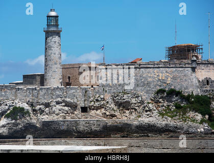 Havanna Stadt El Morro Festung in Kuba Stockfoto