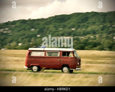 Beschleunigung Erker Volkswagen Wohnmobil Stockfoto