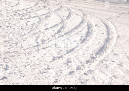 Neuschnee Stockfoto