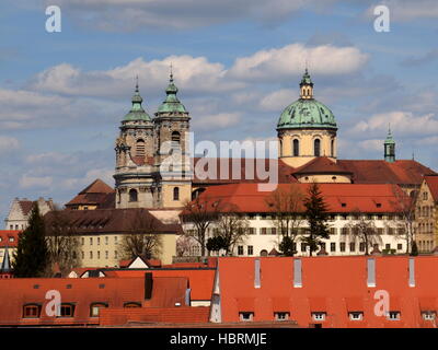 Basilika in Weingarten, Oberschwaben Stockfoto