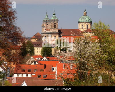 Basilika in Weingarten, Oberschwaben Stockfoto