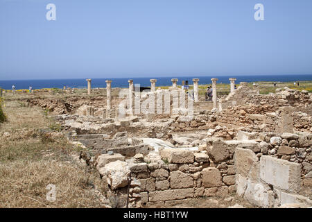 Königsgräber von Nea Paphos Zypern Stockfoto